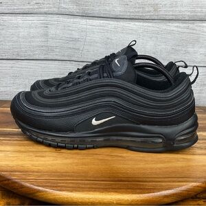 Nike Air Max 97 Black White Anthracite Terry Cloth Shoe 921826-015 Men’s 10.5